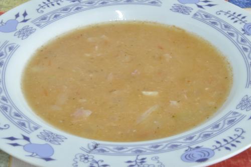 Fazolová polévka s rajčaty  – Snadné recept z Česko kuchyně, hotový za 30 - 45 minut